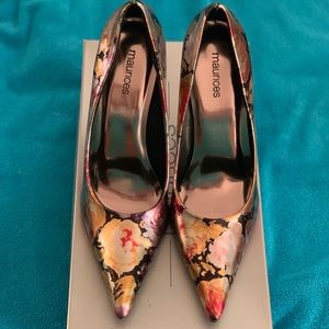 Floral Watercolor Patterned Heels 👠 🌺👩🏻‍🎨